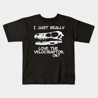 Velociraptor Kids T-Shirt